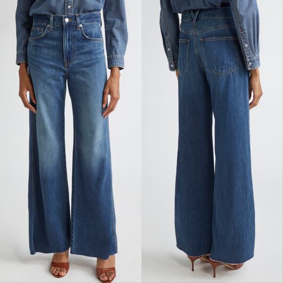 Veronica Beard Denim - Veronica Beard Kasey Wide Leg Jeans
